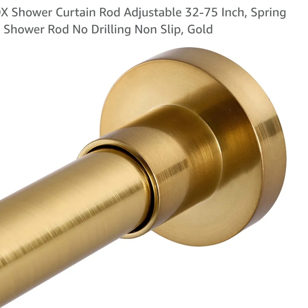 Gold curtain Rods